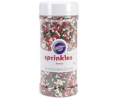 Christmas Jimmies Cupcake and Cookie Sprinkles 6.25 Ounce