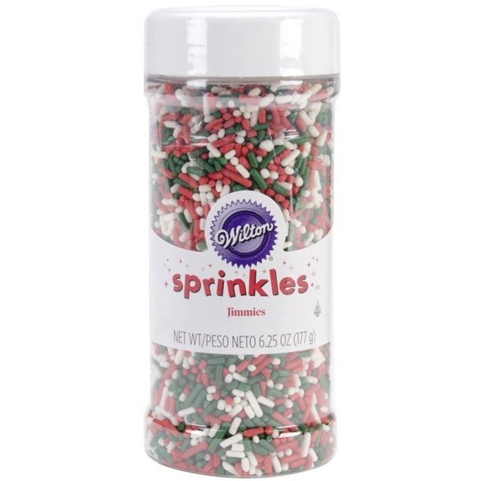 Christmas Jimmies Cupcake and Cookie Sprinkles 6.25 Ounce