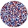 Red White and Blue Nonpareils Cookie Sprinkles 1 cup