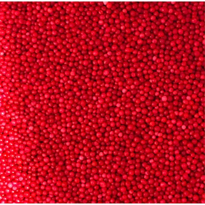 Red Nonpareils Cupcake Sprinkles - Cookie Sprinkles 1 oz