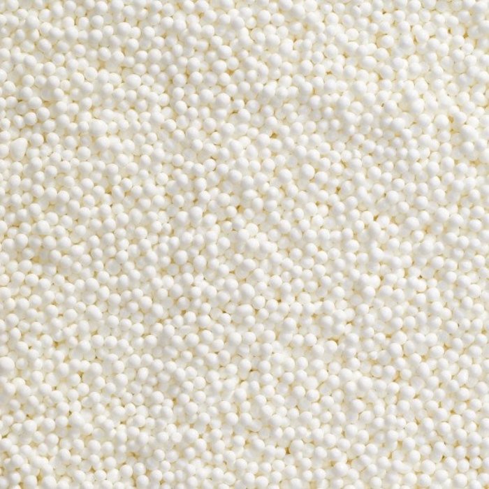White Nonpareils Cupcake & Cookie Sprinkles  1 oz