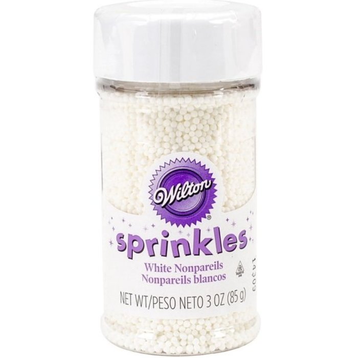 White Nonpareils by Wilton 3 oz.