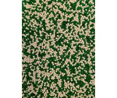 Green and White Nonpareils Cookie Sprinkles 2 Cups