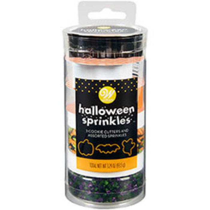 Halloween Mini Cookie Cutter and Sprinkle Set