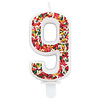 Sprinkle Candle Number 9