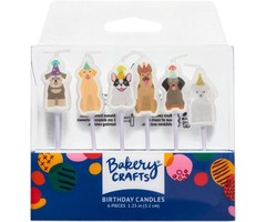 Dog Shaped Birthday Candles