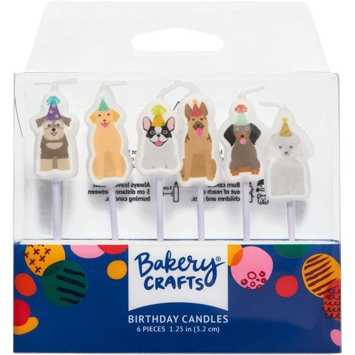 Dog Shaped Birthday Candles
