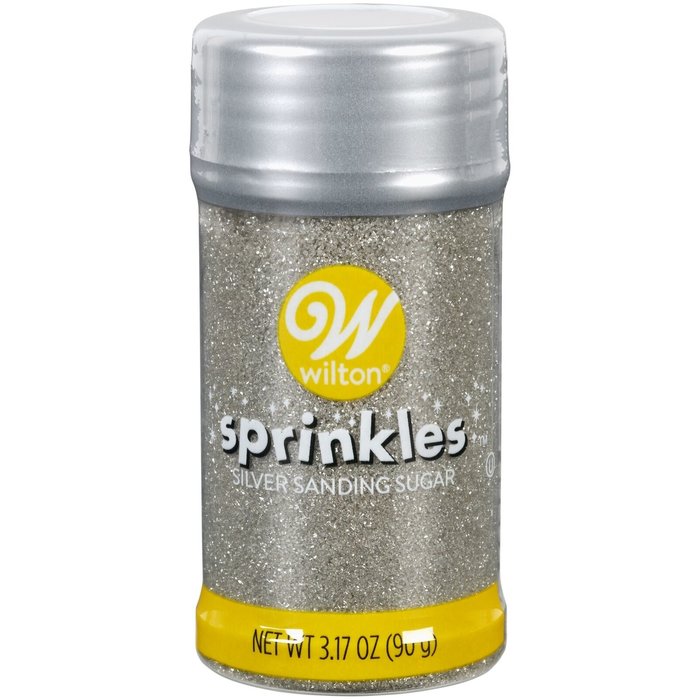 Light Silver Sanding Sugar 3.17 ounce