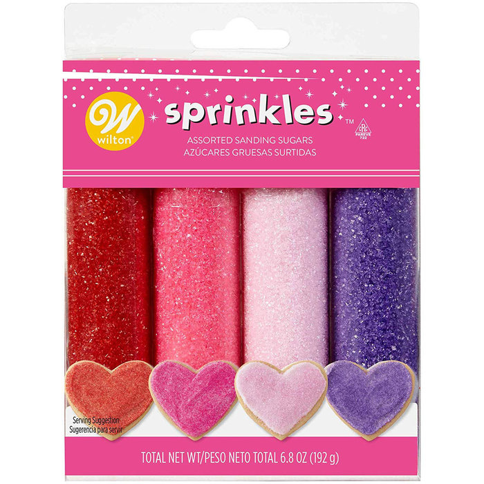 Valentine's Day Sanding Sugar Sprinkle Set