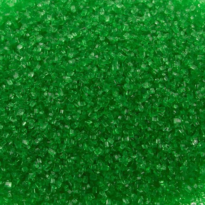 Green Coarse Sugar 1 Cup