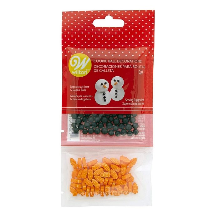 Snowman Cookie Ball Decorations