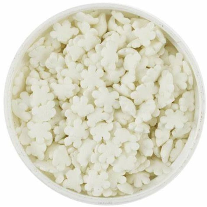 Snowflake Shaped Cupcake and Cookie Sprinkles 1 cup