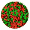 Red and Green Christmas Tree Shaped Sprinkles 1 cup