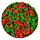 Red and Green Christmas Tree Shaped Sprinkles 1 cup