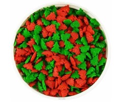 Red and Green Christmas Tree Shaped Cookie Sprinkles 2 cups