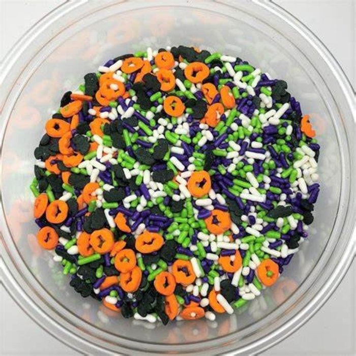 Pumpkin cutout Mix Sprinkles 1 oz