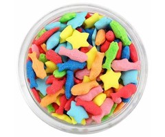 Fish and Star Shaped Cupcake and Cookie Sprinkles 1 Cup