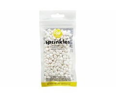 White Diamond Shaped Sprinkles