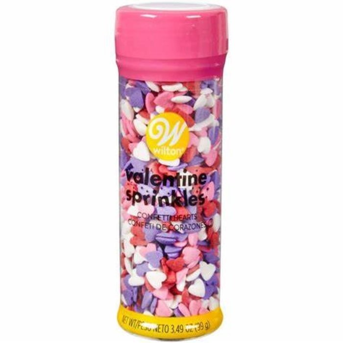 Confetti Heart Sprinkles 3.49 ounce