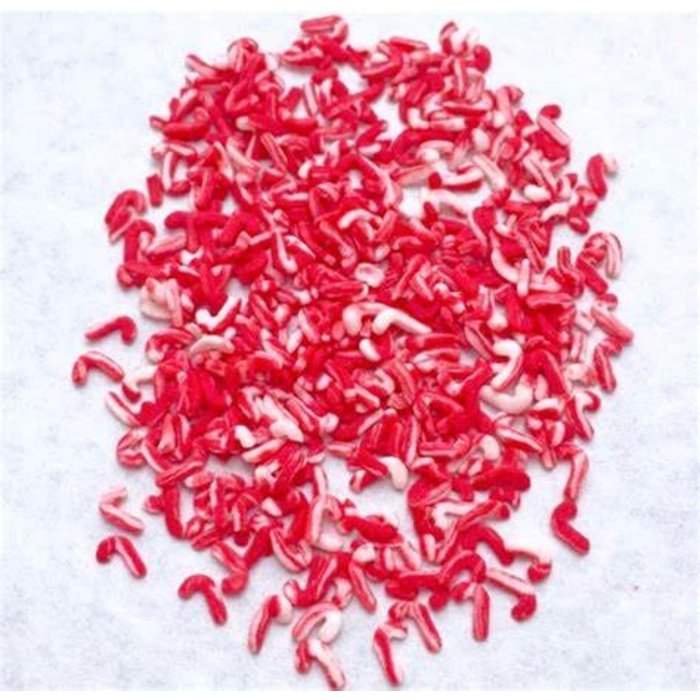 Candy Cane Cupcake and Cookie Sprinkles Peppermint flavored 2 cups