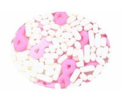 Pink Ribbon Breast Cancer Awareness Sprinkles 1oz