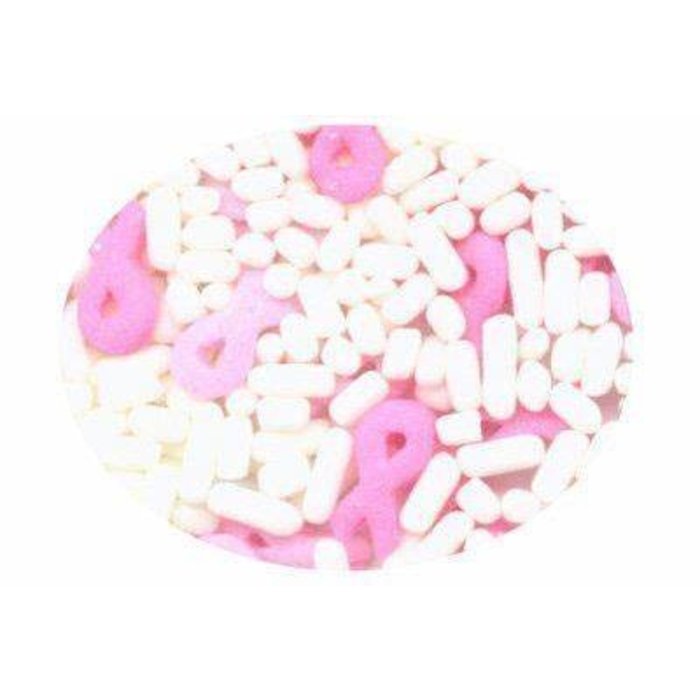 Pink Ribbon Breast Cancer Awareness Sprinkles 1oz