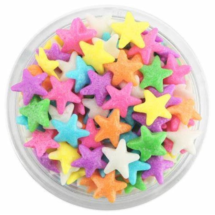 Star Quins Multi-colored Cupcake & Cookie Sprinkles  1 oz