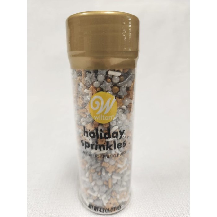 Metallic Holiday Sprinkle Mix 4.2 Ounces