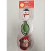 Snowman, Lightbulb and Santa Face Cookie cutter Set