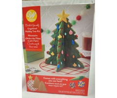 Pre-baked Gingerbread Holiday Tree Kit
