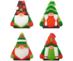 Holiday Gnome Edible Cupcake Toppers