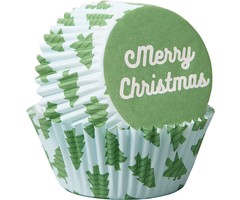 Merry Christmas Cupcake Liners