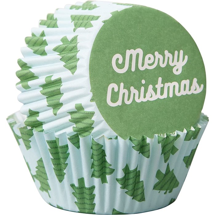 Merry Christmas Cupcake Liners