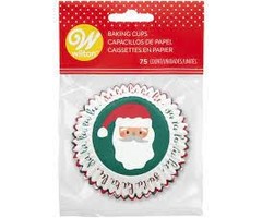 Santa Fa La La Christmas Cupcake Liners