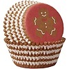 Gingerbread Boy Christmas Cupcake Liners