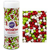 Christmas Jumbo Nonpareils Cupcake and Cookie Sprinkles 4.8 ouce