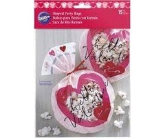 Hello Valentine's Day Shaped Party Bags