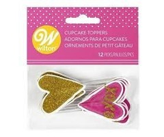 XOXO Heart Cupcake Picks