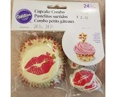 Lips Valentine's Day Cupcake Combo Pack