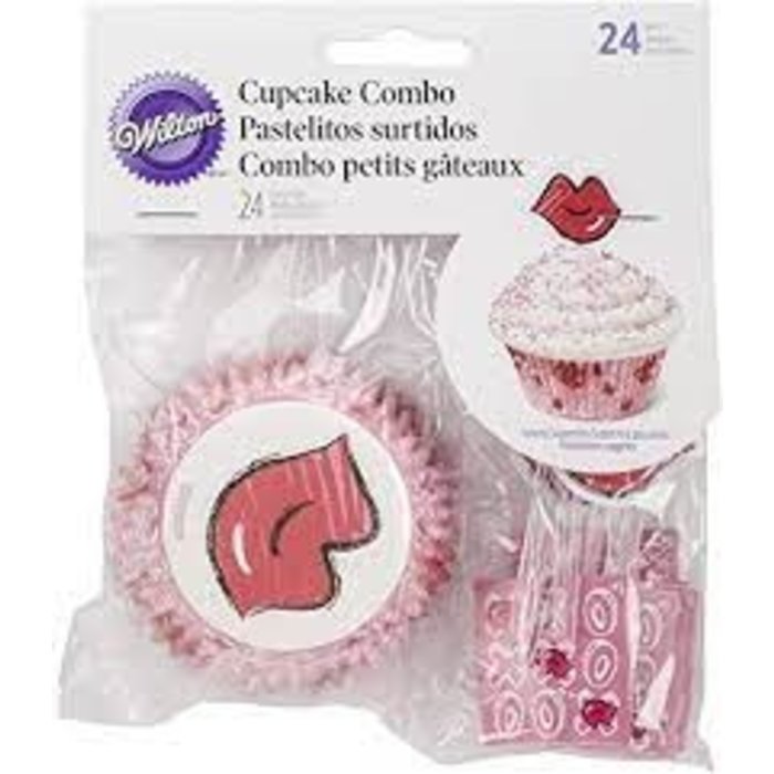 Lips and XO Cupcake Combo Pack