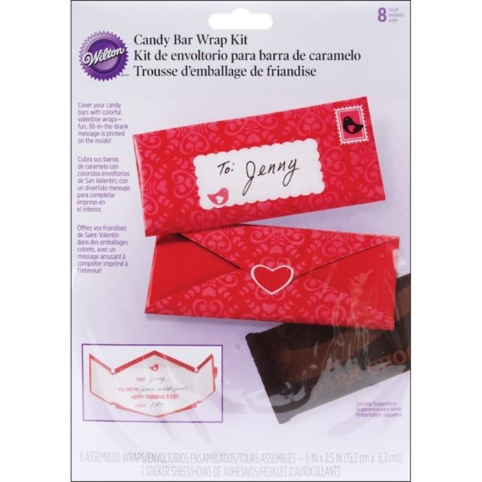 Valentine's Day Candy Bar Wrap Kit by Wilton
