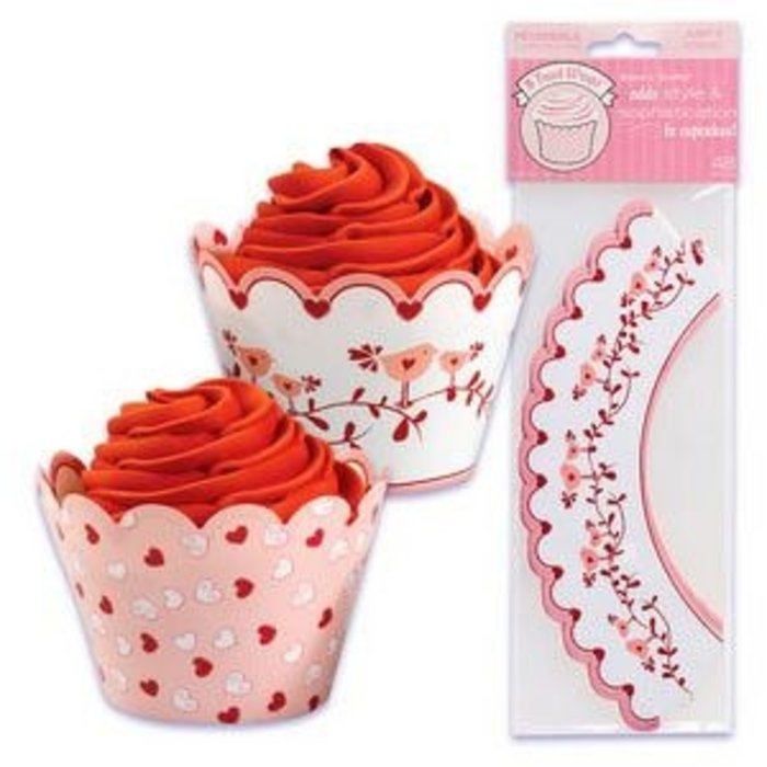 Valentine's Day Themed Treat Wraps by Bakery Crafts