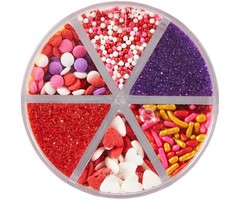 Valentine's Day Sprinkles 6 Cell