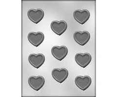Heart with Border Valentine's Day Candy Mold by Ck Products 90-1028