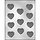 Heart with Border Valentine's Day Candy Mold by Ck Products 90-1028