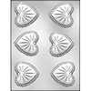 Cut Glass Heart Shaped Candy Mold by Ck Products 90-1620