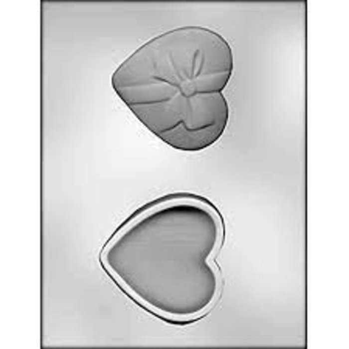 Heart Chocolate Candy Box Mold with Ribbon 90-1303
