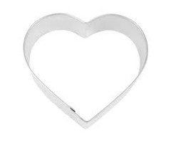 Heart Shaped Cookie Cutter 5"