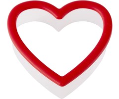 Plastic Heart Comfort Grip Cookie Cutter