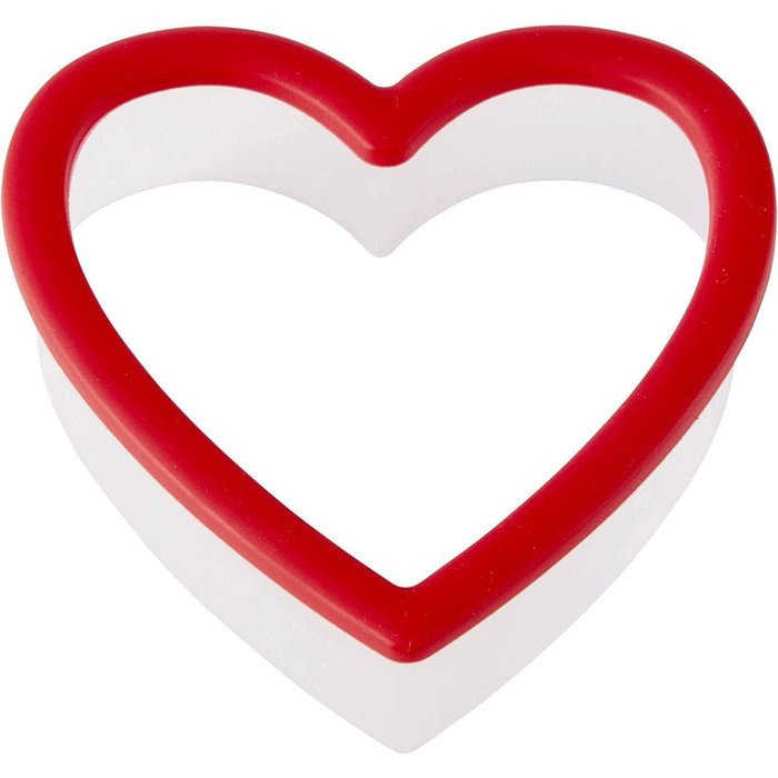 Plastic Heart Comfort Grip Cookie Cutter